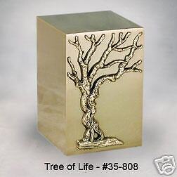 SOLID BRONZE TREE OF LIFE URN CREMATION URNS  