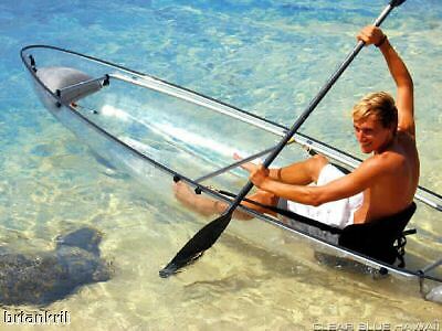 ::Molokini Transparent Clear Bottom Kayak with Seats and Paddles