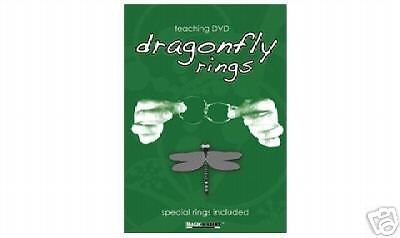 Magic Tricks Dragonfly Rings Trick with DVD  