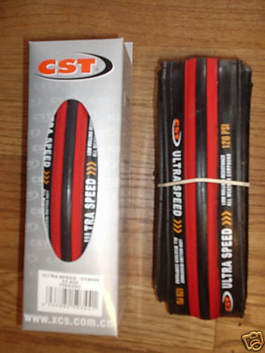 CST UltraSpeed 700x23c Road Bike Tires 2ea Kevlar Red  