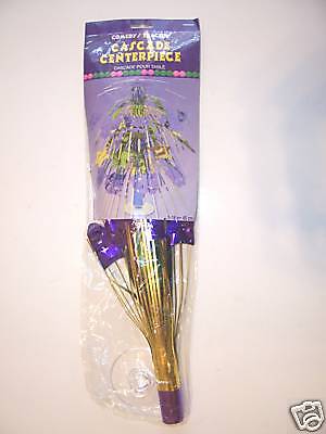 MARDI GRAS FACES CASCADE CENTERPIECE TABLE DECORATION  