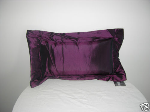 Bohemia Eggplant Pillow   9x16 Breakfast pillow  