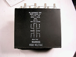 DEL ELECTRONICS DUAL CAPACITOR 2x 5.7uf 350vac 10kh NEW  