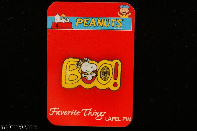 PEANUTS SNOOPY BOO HALLOWEEN PIN UF078  