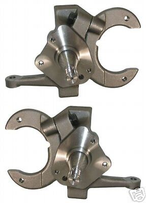 DROP PINTO SPINDLES W/BRAKE BRACKETS,MUSTANG II,PAIR  