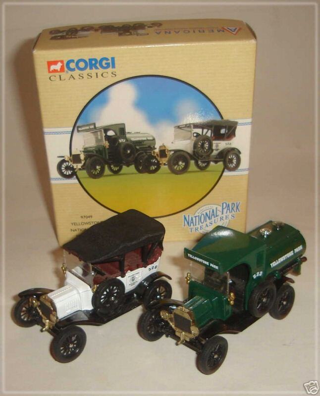 CORGI  YELLOWSTONE NATIONAL PARK SERVICE SET Model T  