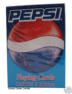 Pepsi Cola Playing Cards Deck Poker Blue Red Logo  