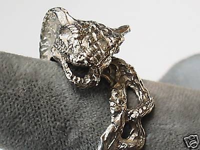 Gremlin Snake Ring Sterling Silver (1068*  