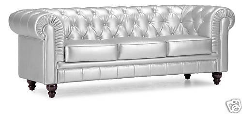 Zuo ARISTOCRAT Sofa Silver  