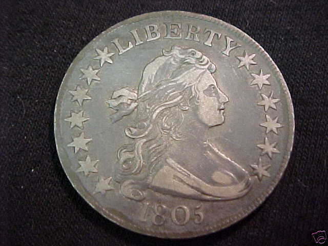 1805 XF Draped Bust Half Dollar Sharp Detail  