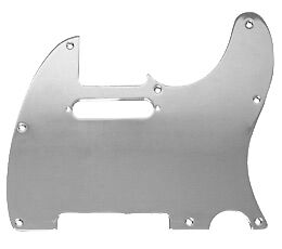 FENDER® TELECASTER TELE PICKGUARD CHROME 8 HOLE *NEW* 717669524494 