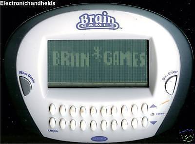 RADICA ELECTRONIC HANDHELD BRAIN GAMES TRAVEL LCD TOY  