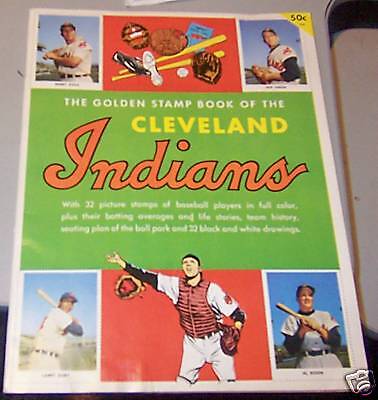 1955 Cleveland Indians Golden Stamp Book  