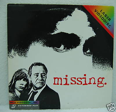 Missing   Jack Lemmon   Sissy Spacek   Laser Disc   1982   PG   #10 